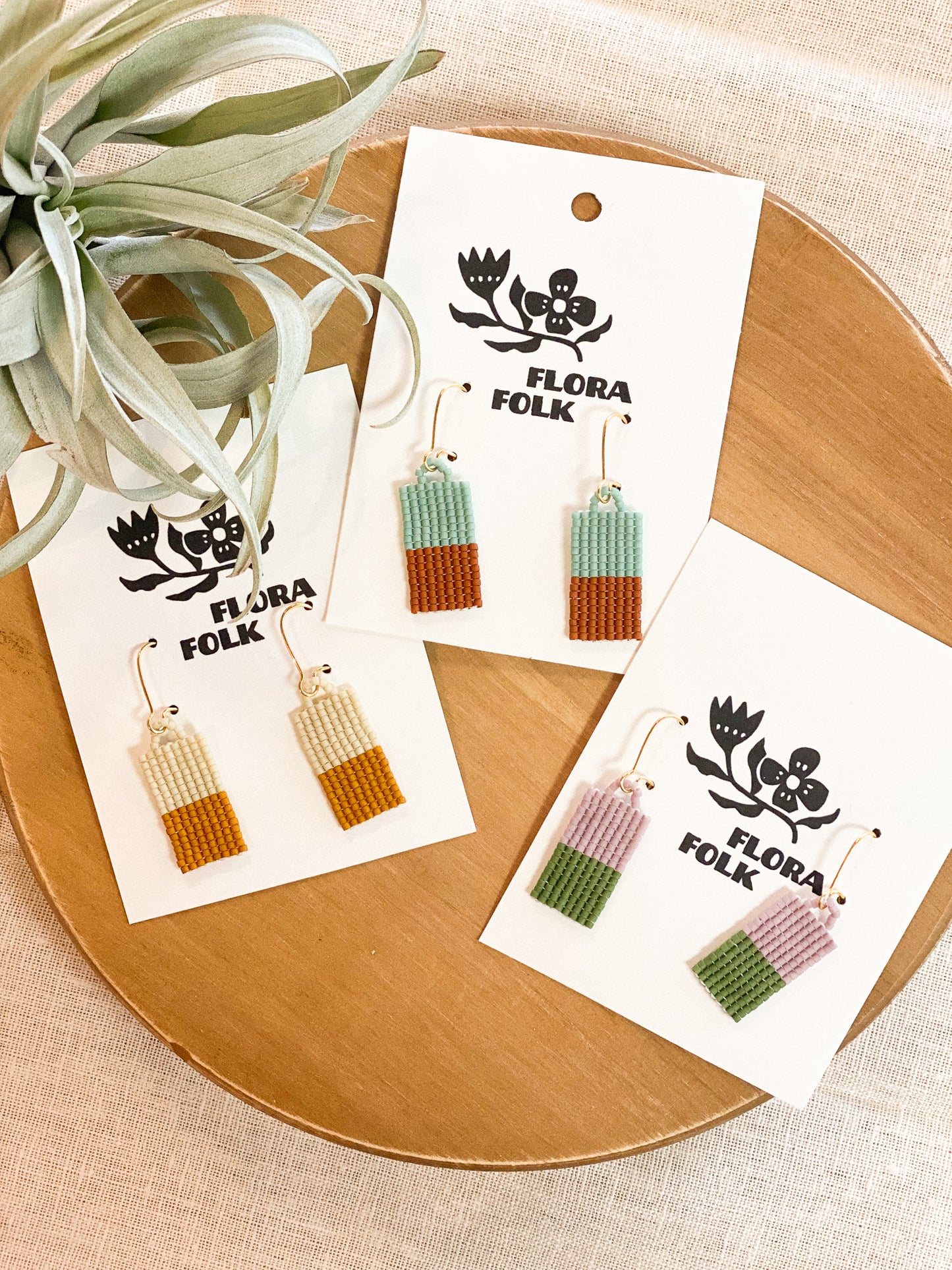 Color Harmony Earrings by Flora Folk