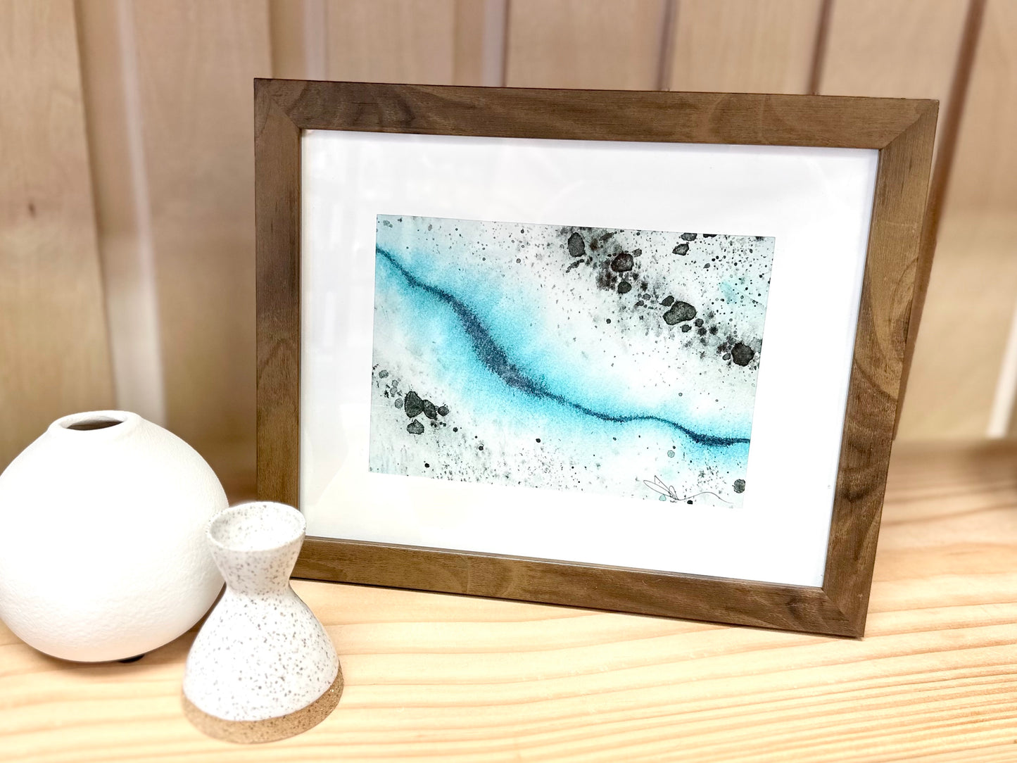 Glacier Study 5x7 Framed Print by Robin Farmer