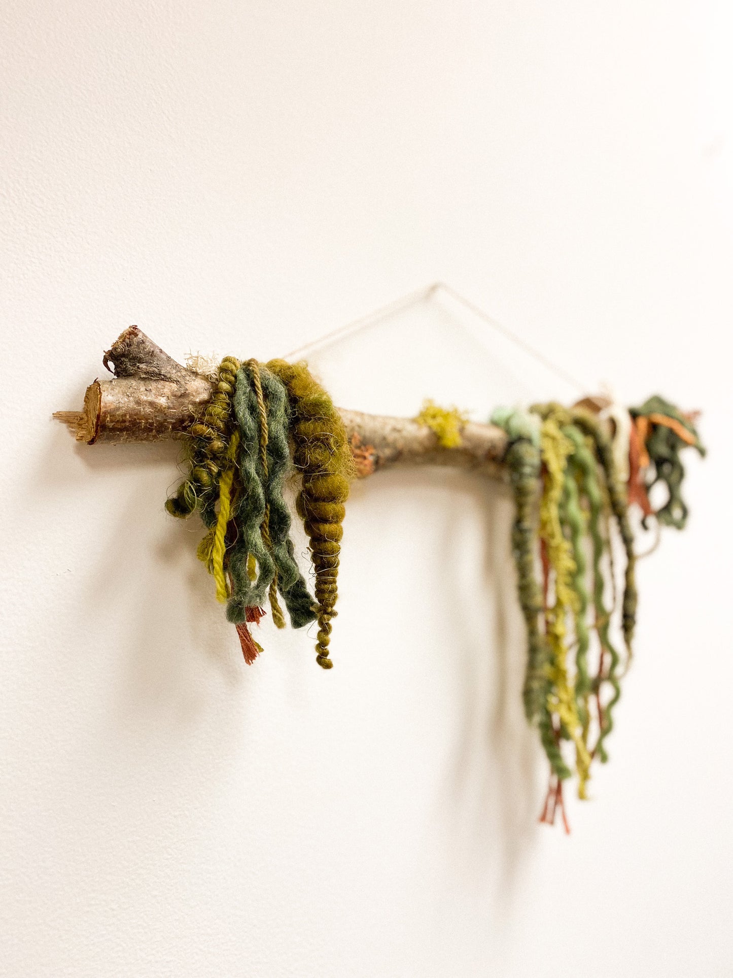 Autumn Lichen #7 Weaving by Wares by Maegan
