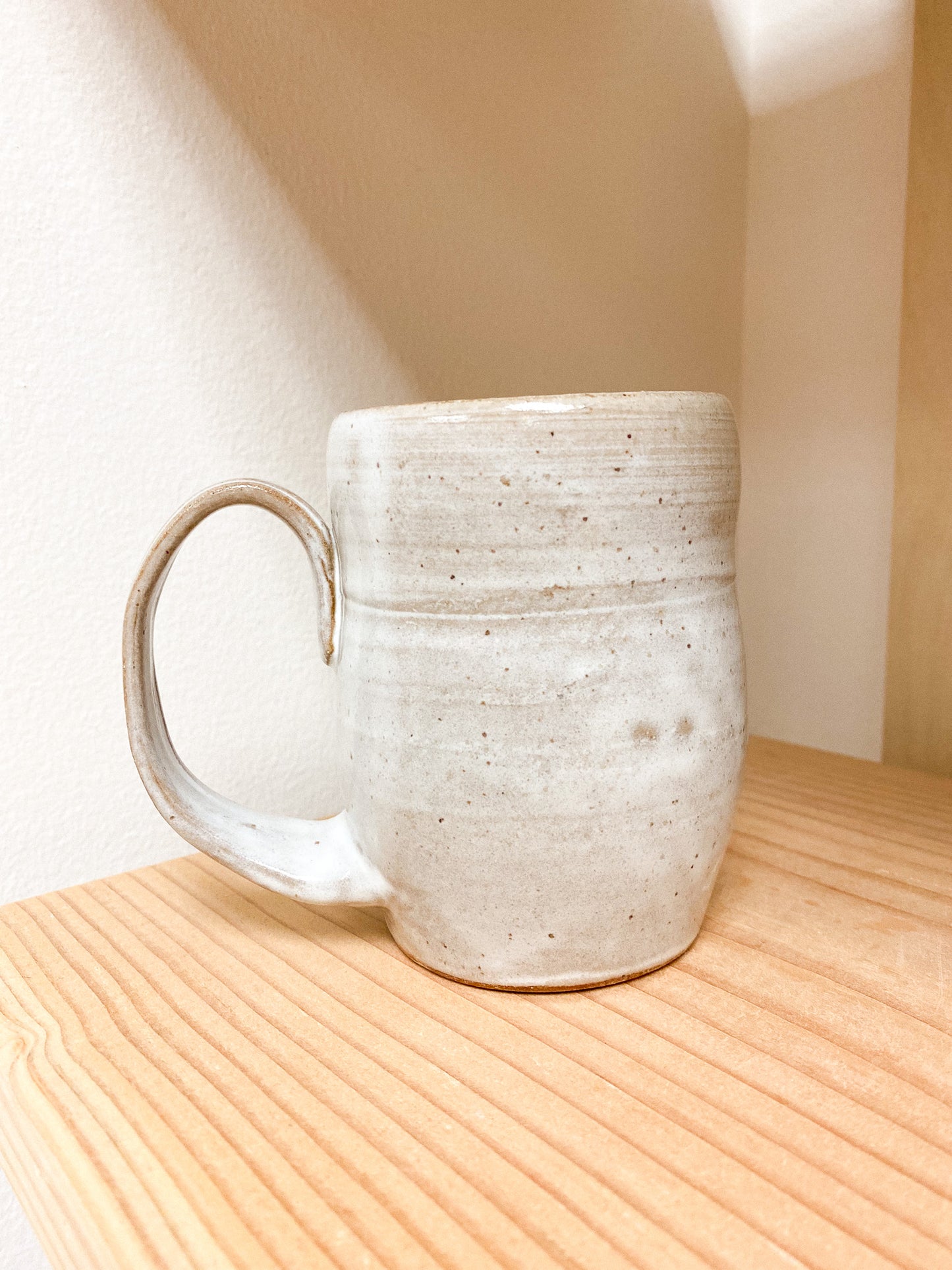 White Mug by Laura Joy Pottery