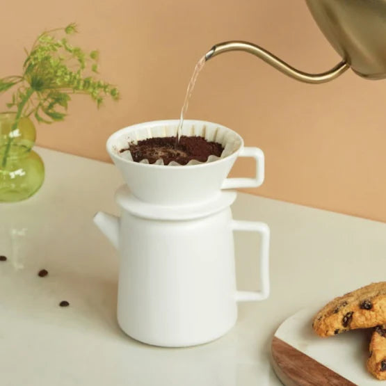 Ceramic Pour-Over Serving Pot - Black - by Good Citizen