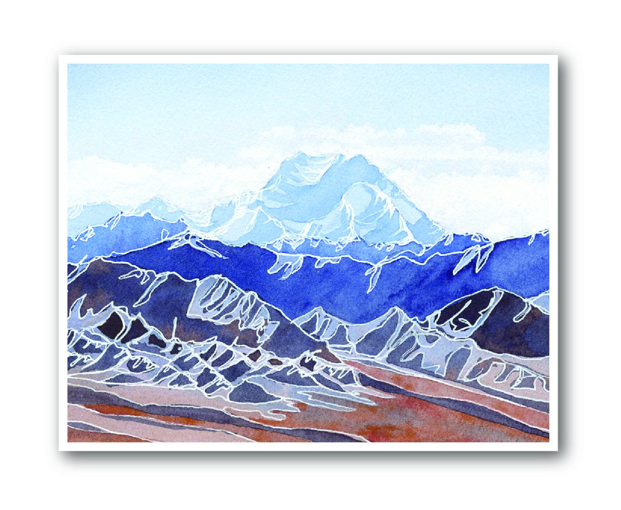 Denali Dreamscape 11x14 Framed Print by Jill Richie