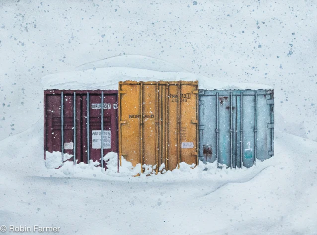 Whiteout 8x10 Print by Robin Farmer