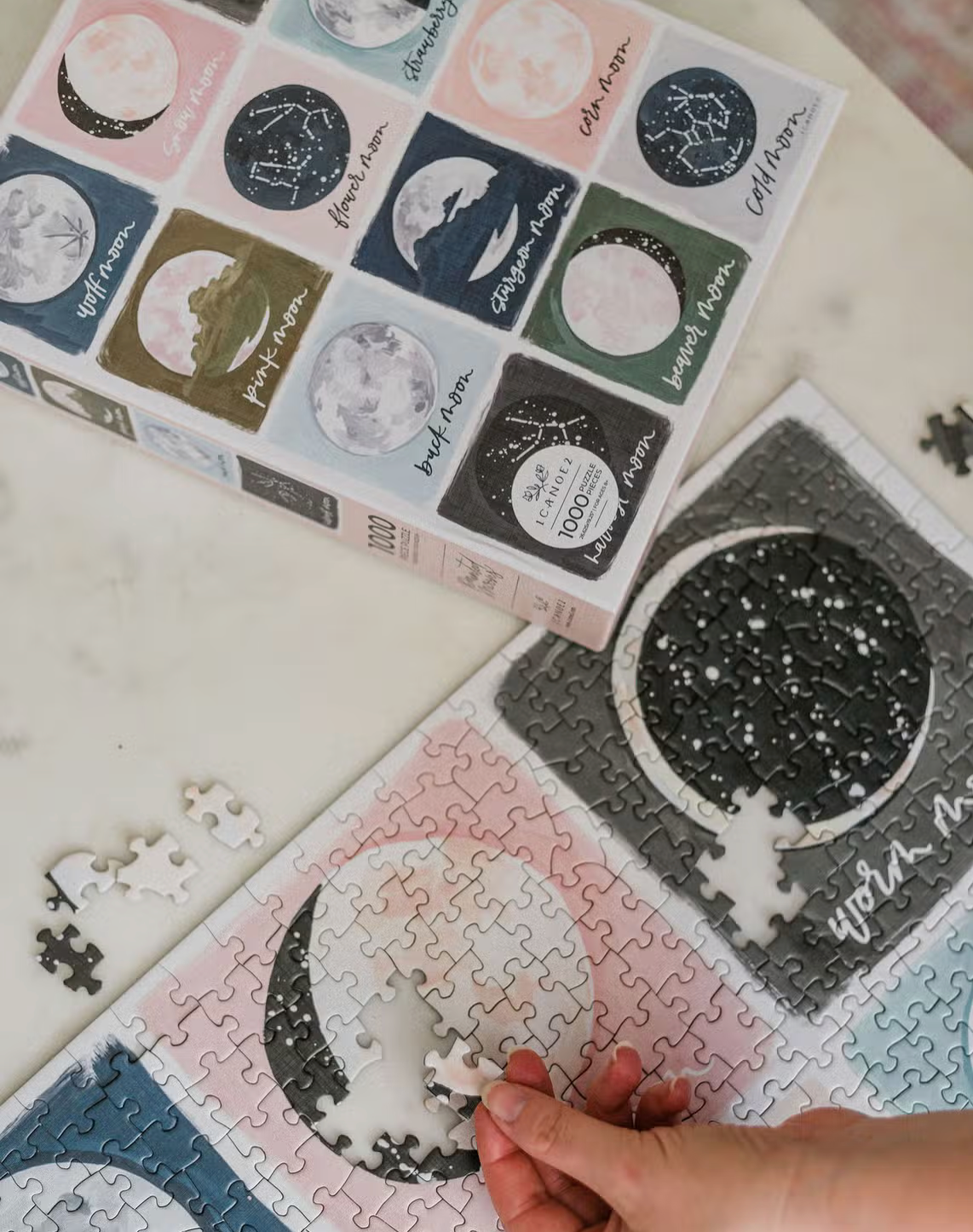 Painted Moons - 1,000 Piece Jigsaw Puzzle