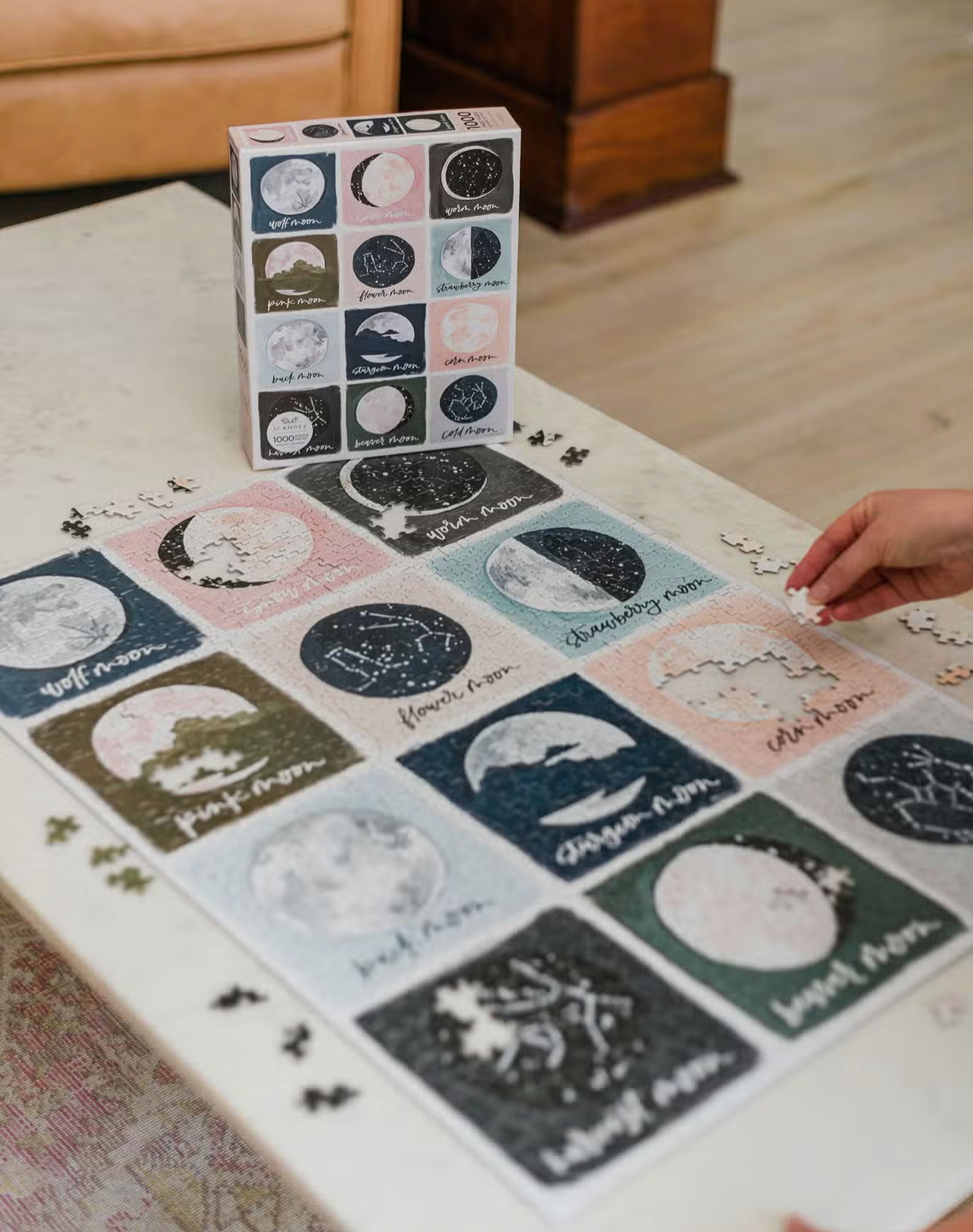 Painted Moons - 1,000 Piece Jigsaw Puzzle