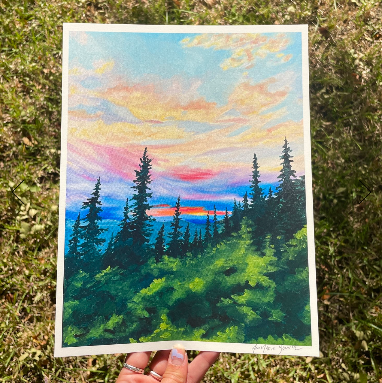 Midnight Sun 8x10 Print by AnnMarie Young Art