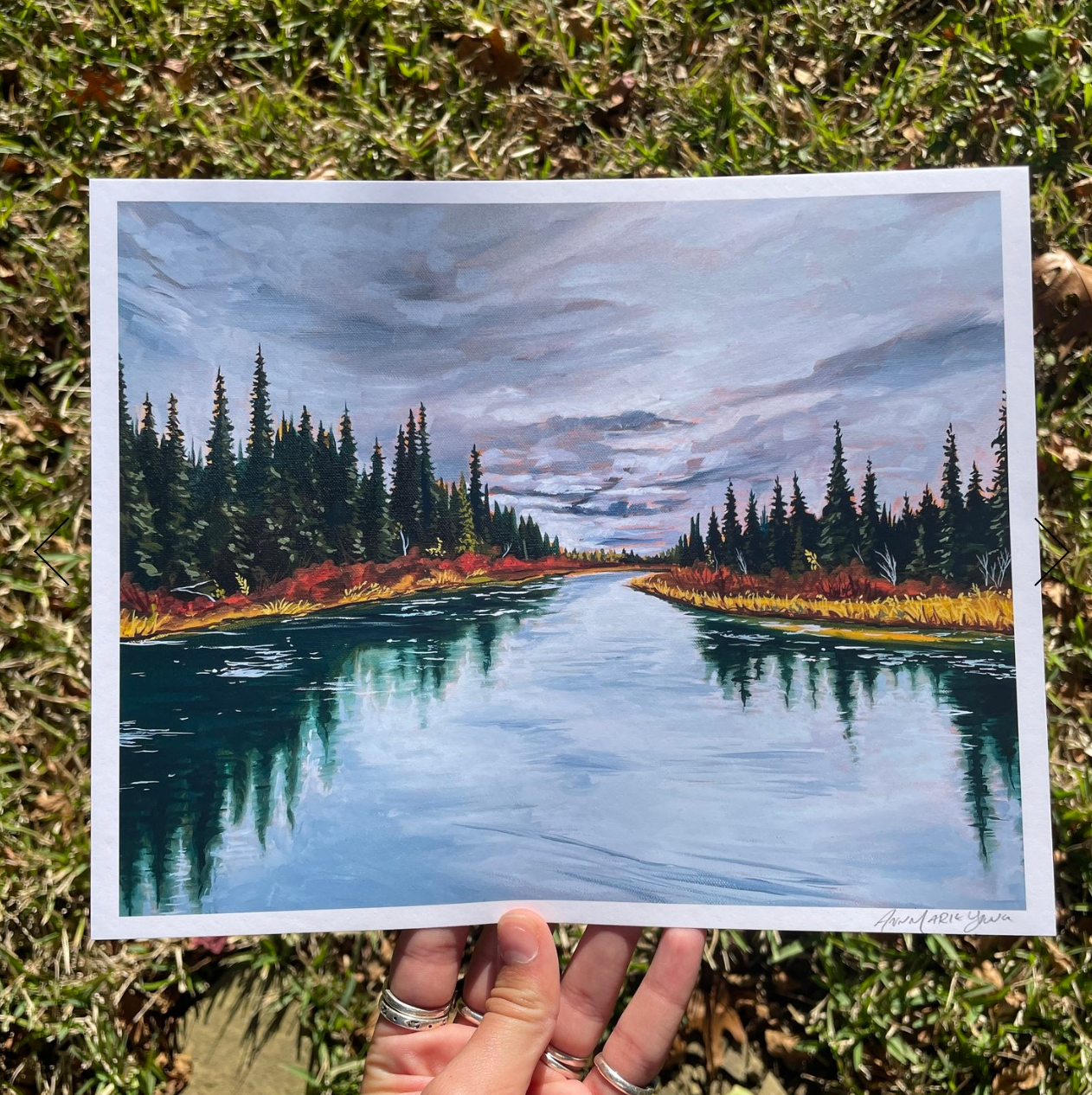 Chena Slough 8x10 Print by AnnMarie Young Art