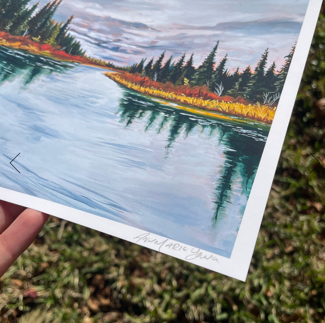 Chena Slough 8x10 Print by AnnMarie Young Art