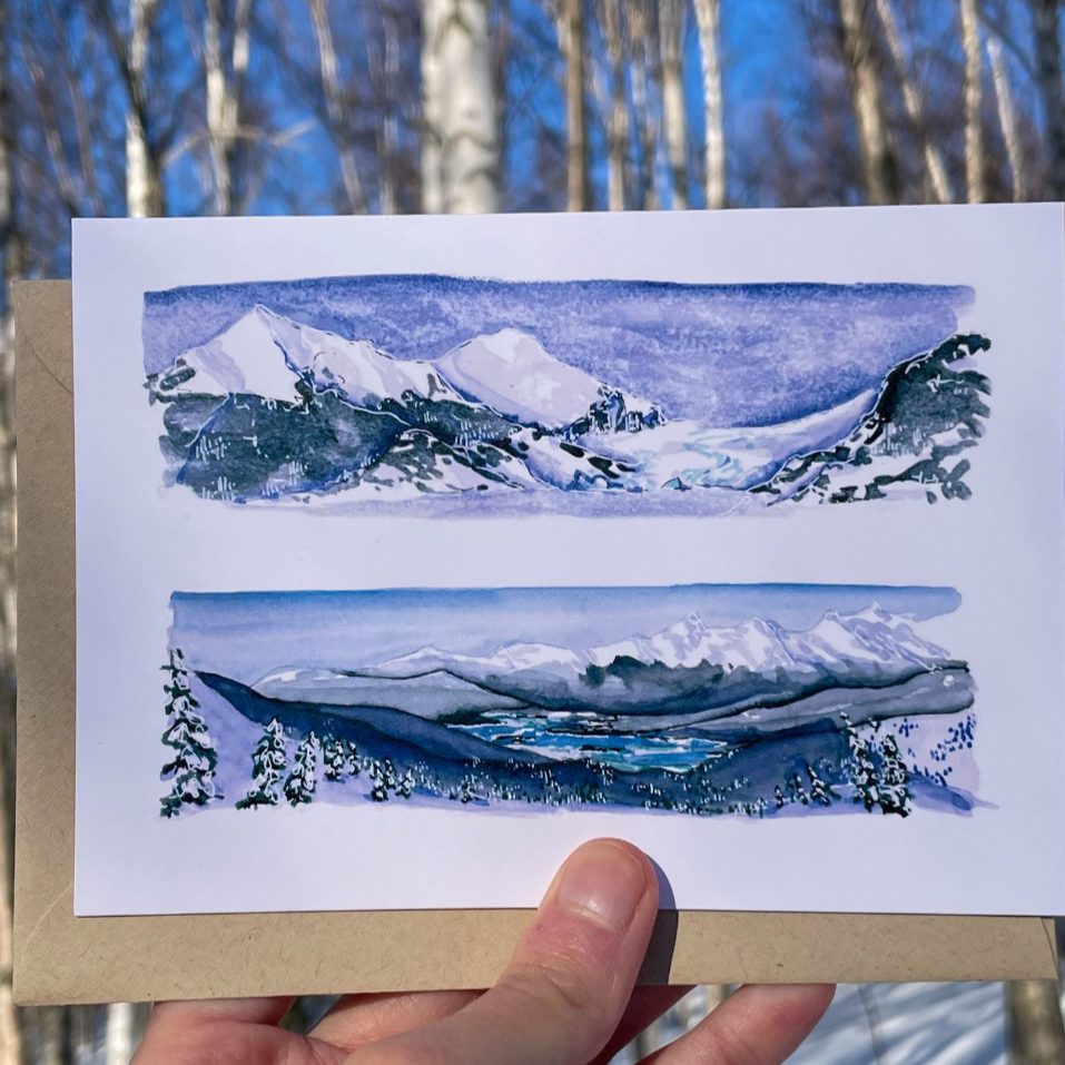 Season's Greetings Cards - 4 Pack by Jill Richie