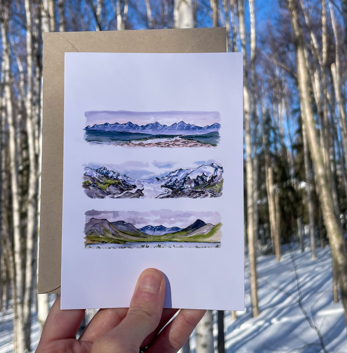 Season's Greetings Cards - 4 Pack by Jill Richie