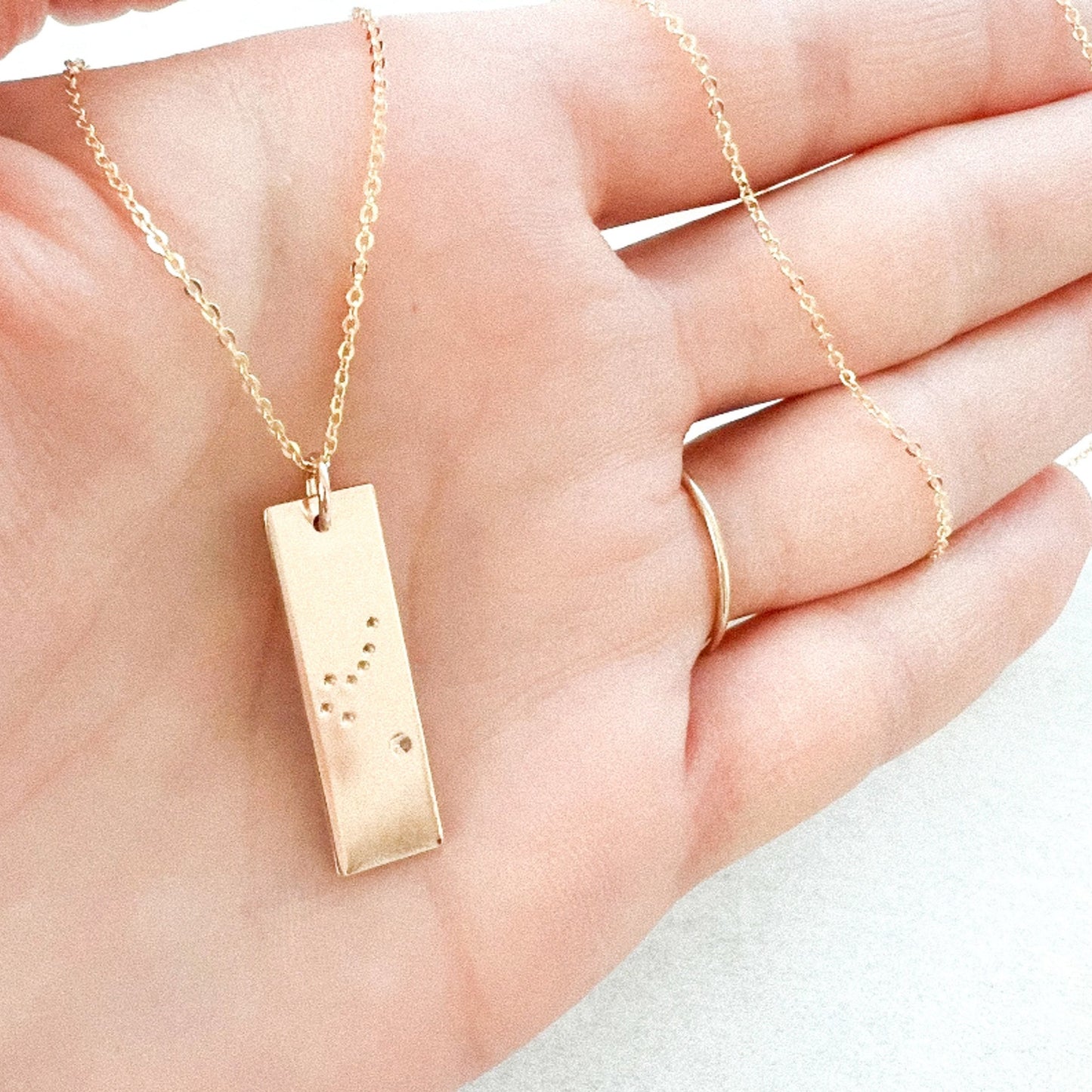 Golden Alaska Necklace by Elm Designs
