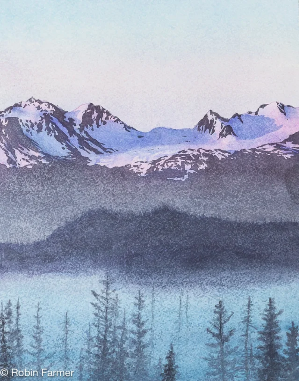 Dixon Glacier 11x14 Print by Robin Farmer