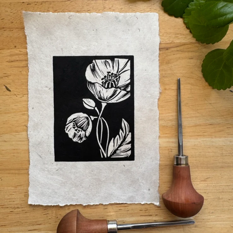 Alaskan Poppy Print by Adrift Prints