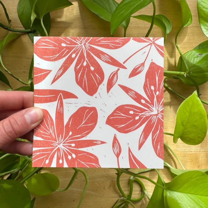 Fireweed Card by Adrift Prints