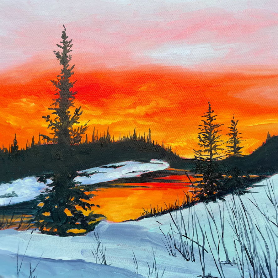 Fire and Ice 8x10 Print by AnnMarie Henderson