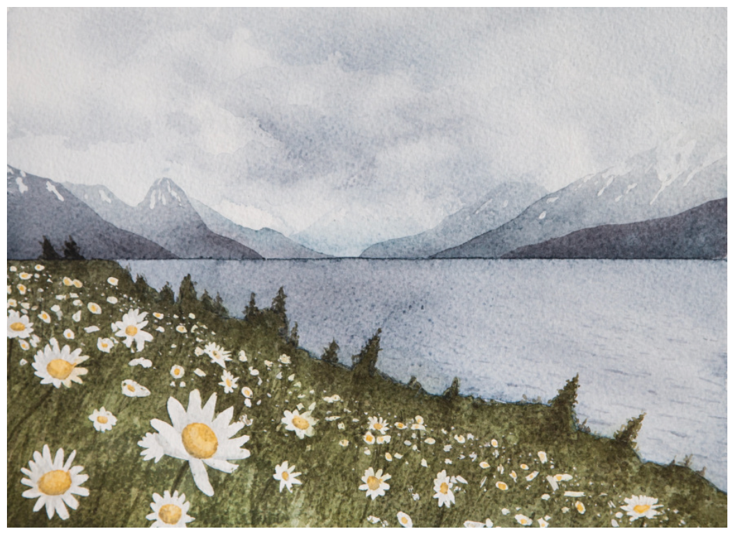 Roadside Wildflowers 8x10 Print by Robin Farmer