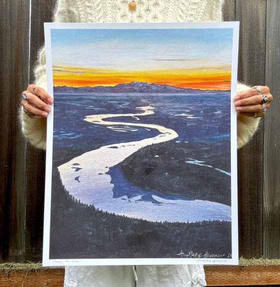 Follow the River 8x10 Print by AnnMarie Henderson