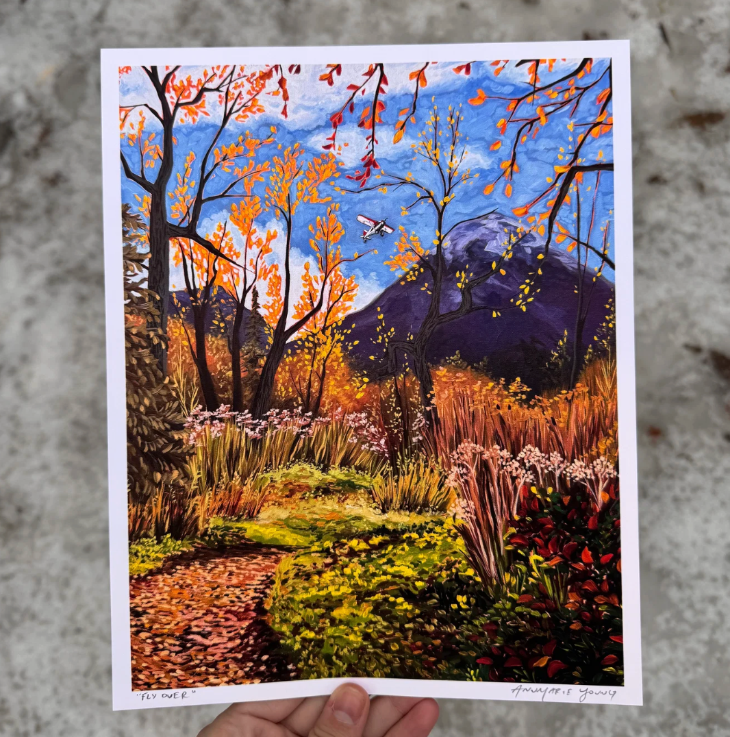 Fly Over 8x10 Print by AnnMarie Henderson