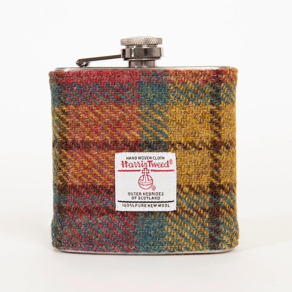 Harris Tweed Hip Flask | 6 oz.