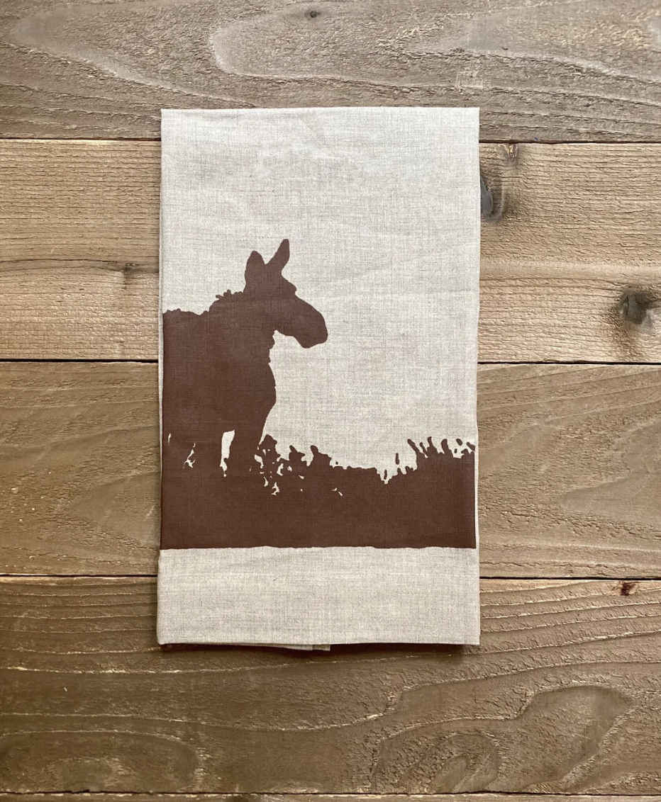 Linen Tea Towel by Printworthy