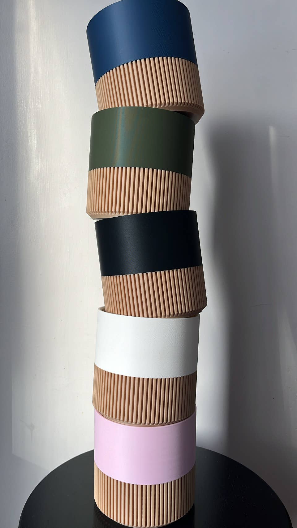 Modern Slat Planter | Medium by Prairie City Printing Co.