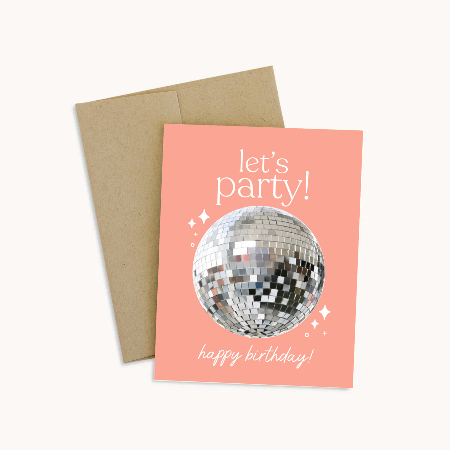 Disco Happy Birthday Greeting Card by Elyse Breanne Design