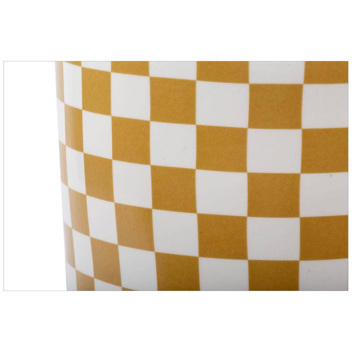 Checkered 5.5" Ceramic Planter by True Design