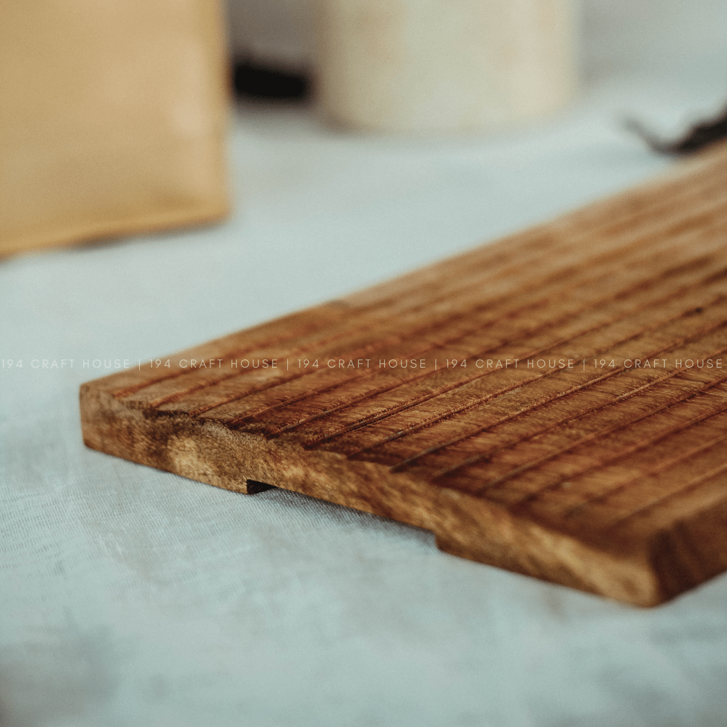 Wooden Serving Charcuterie Board Tray by 194 Craft House