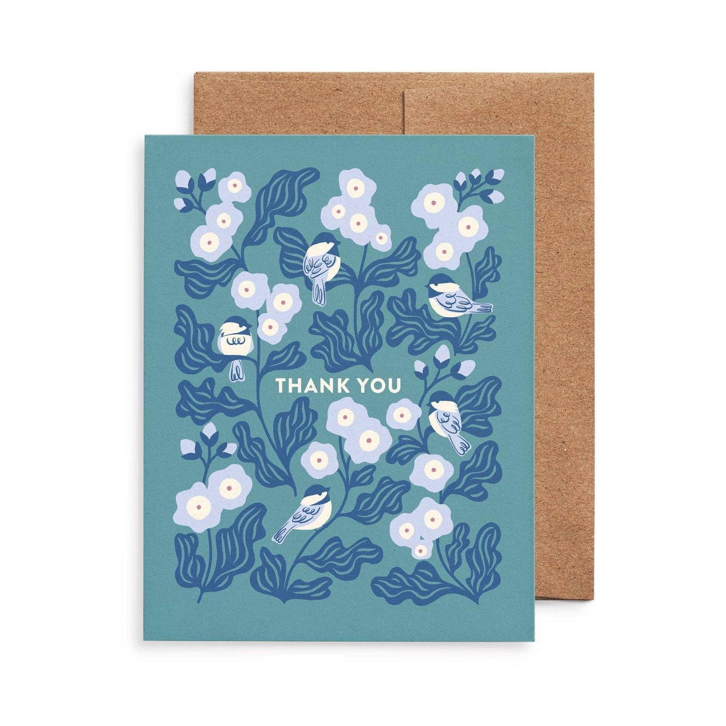 Chickadee Thank You Card by Nuthatch Studio