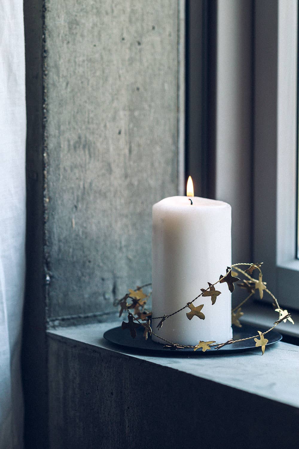 Brass Bird Garland by Fog Linen Work