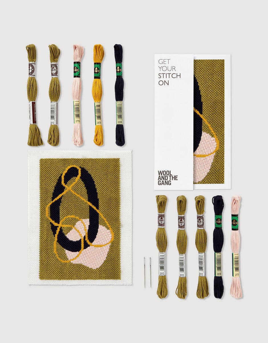 Breathe Abstract Needlepoint Kit by DMC
