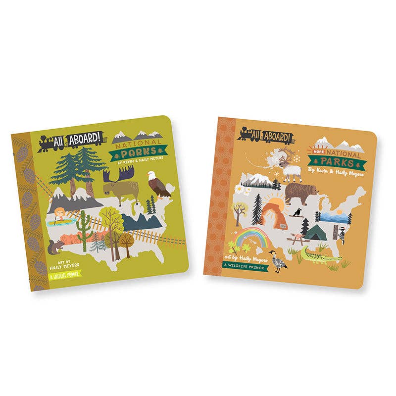 All Aboard! National Parks Children's Book by Kevin + Hailey Meyers