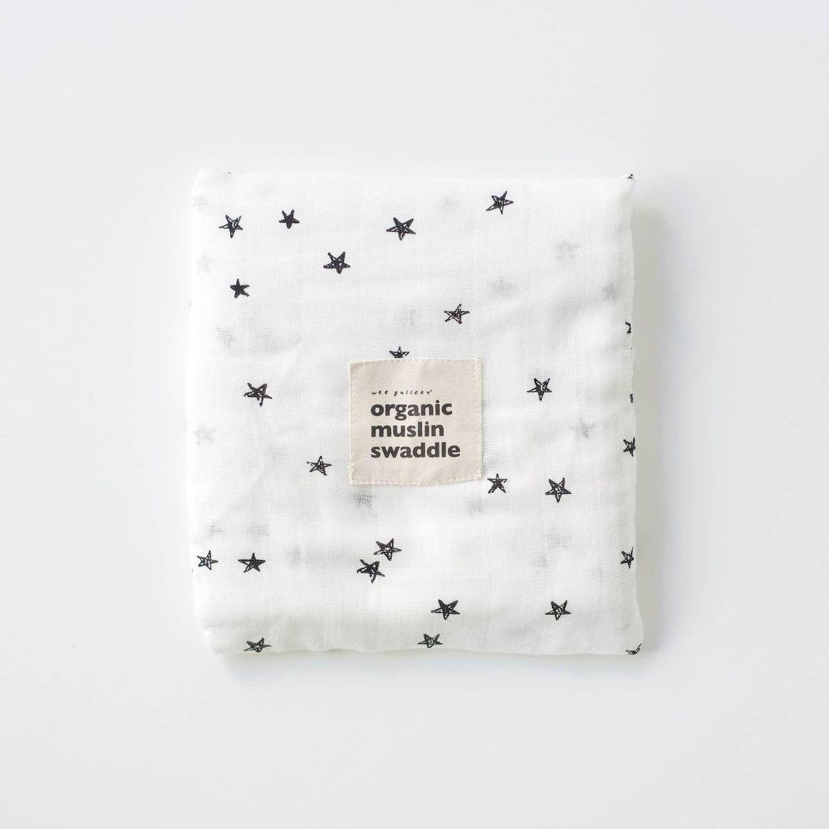 Organic Muslin Swaddle | Stars by Wee Gallery