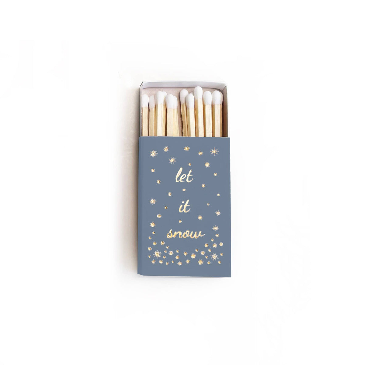 Let It Snow Matchbox by Studio Portmanteau