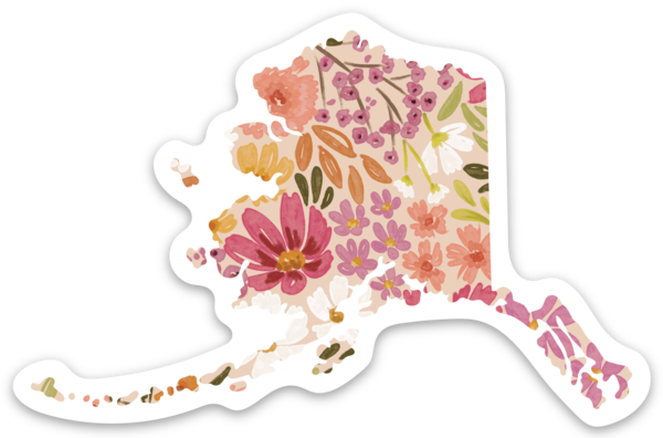 Alaska State Sticker | Primrose Petals
