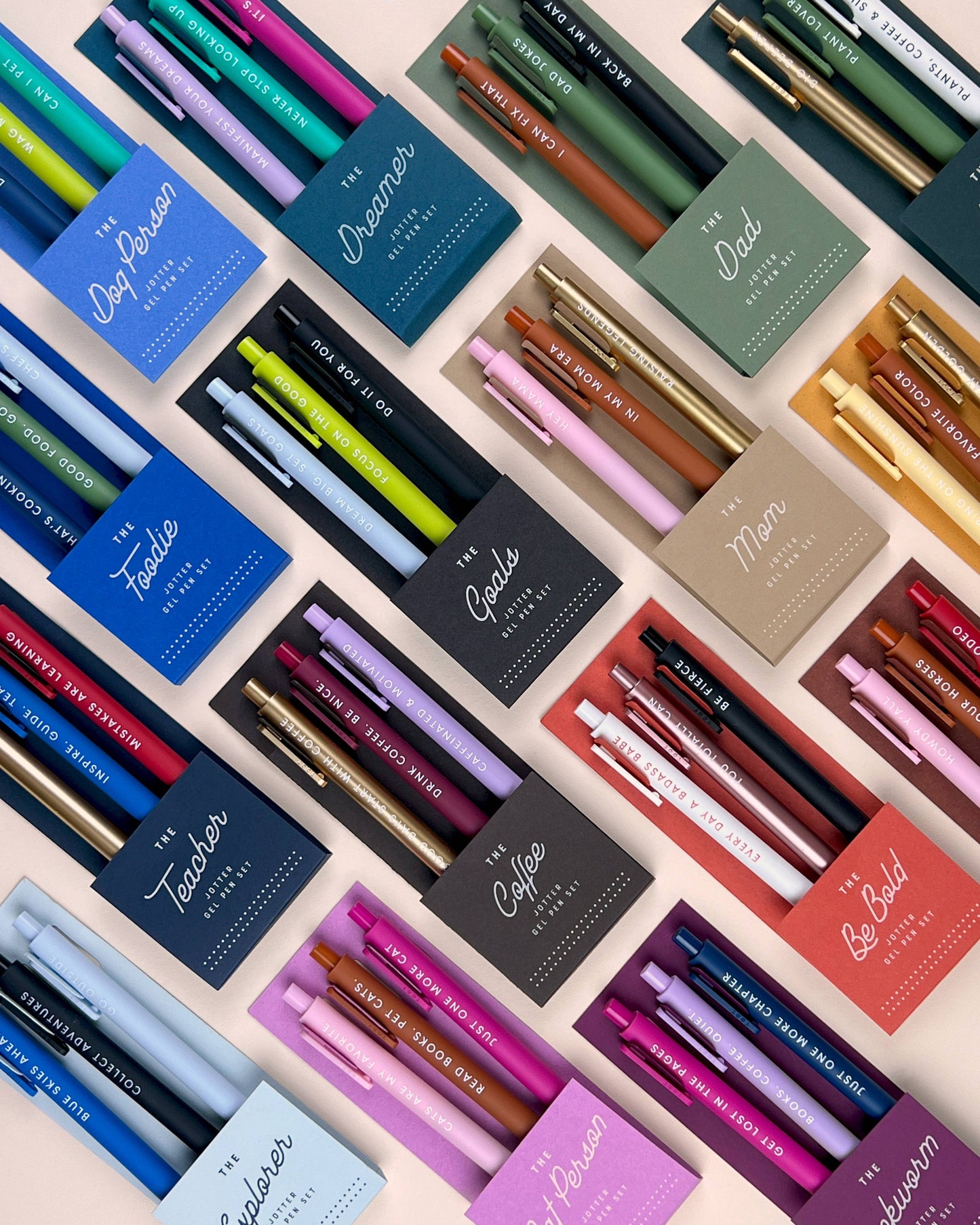The Teacher Jotter Gel Pen: Set of 3 by Ruff House Print Shop
