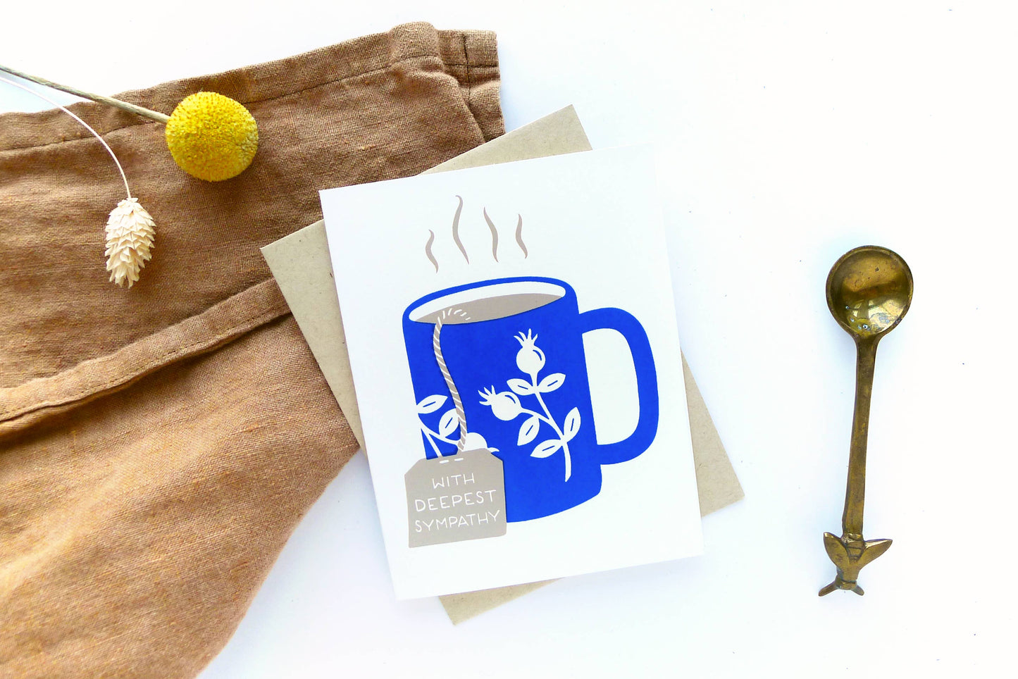 Sympathy Tea Card by Middle Dune