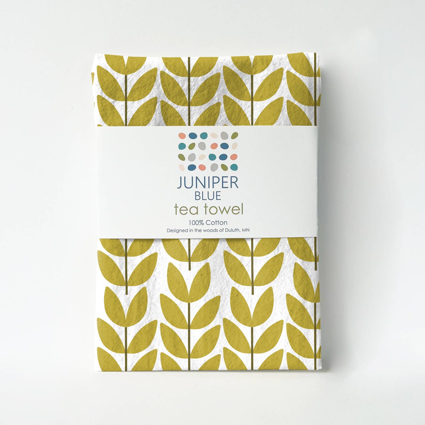 Trigg Leaf Tea Towel by Juniper Blue