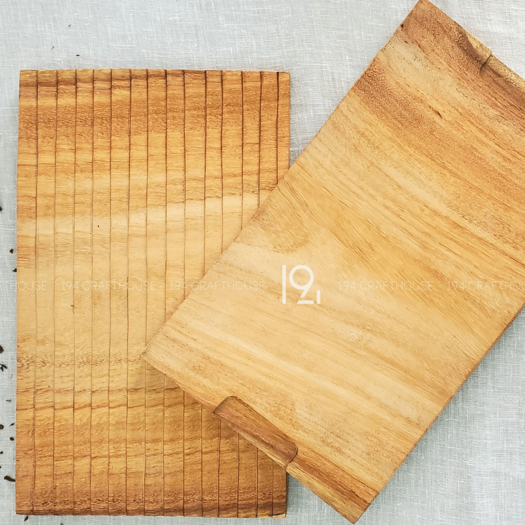 Wooden Serving Charcuterie Board Tray by 194 Craft House