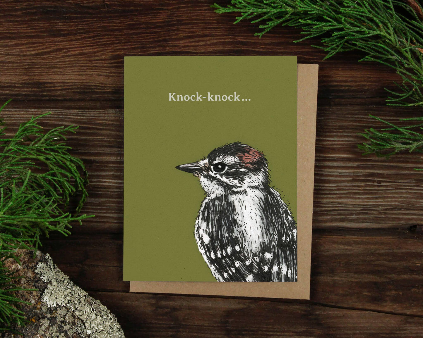 Woodpecker Greeting Card by Alpinecho