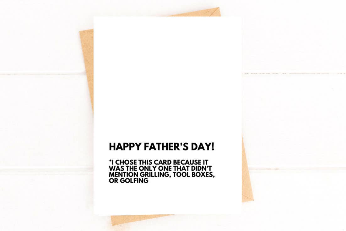 Only Card That Didn't Mention Tools Card by Five Dot Post