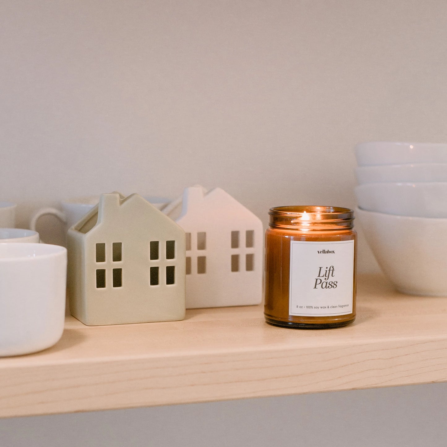 Lift Pass Soy Wax Candle by Vellabox