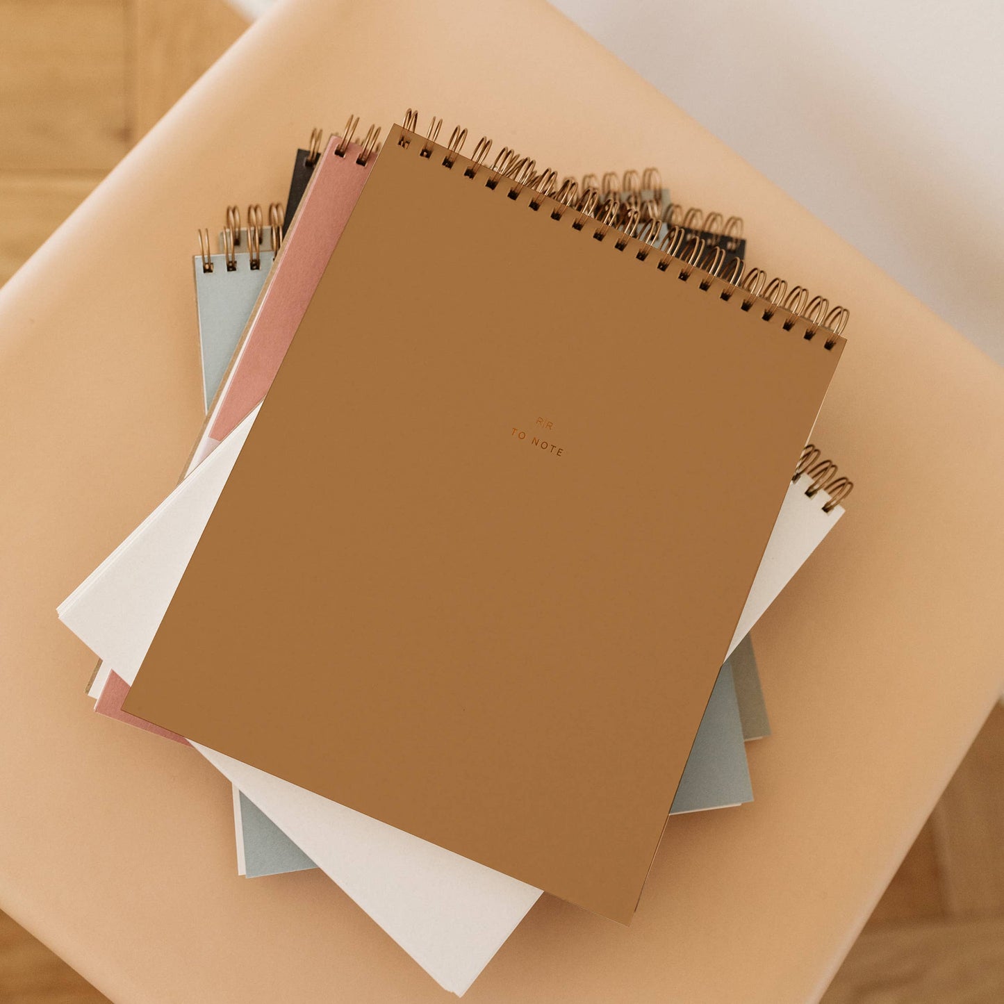 To Note Lined Notebook in Steel Blue by Ramona & Ruth