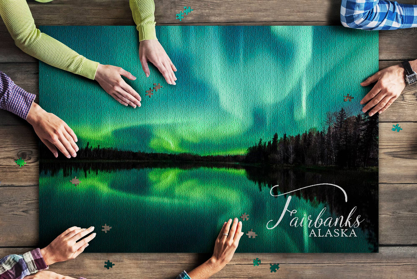Northern Lights 1000 Piece Puzzle