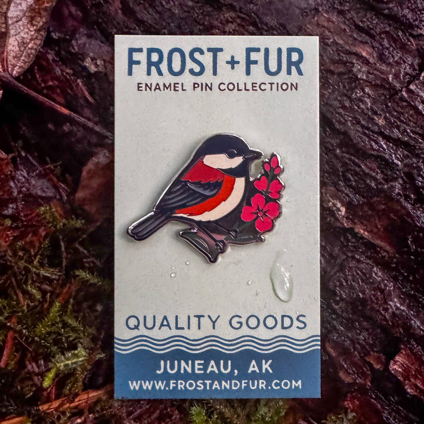 Chickadee Enamel Pin by Frost and Fur