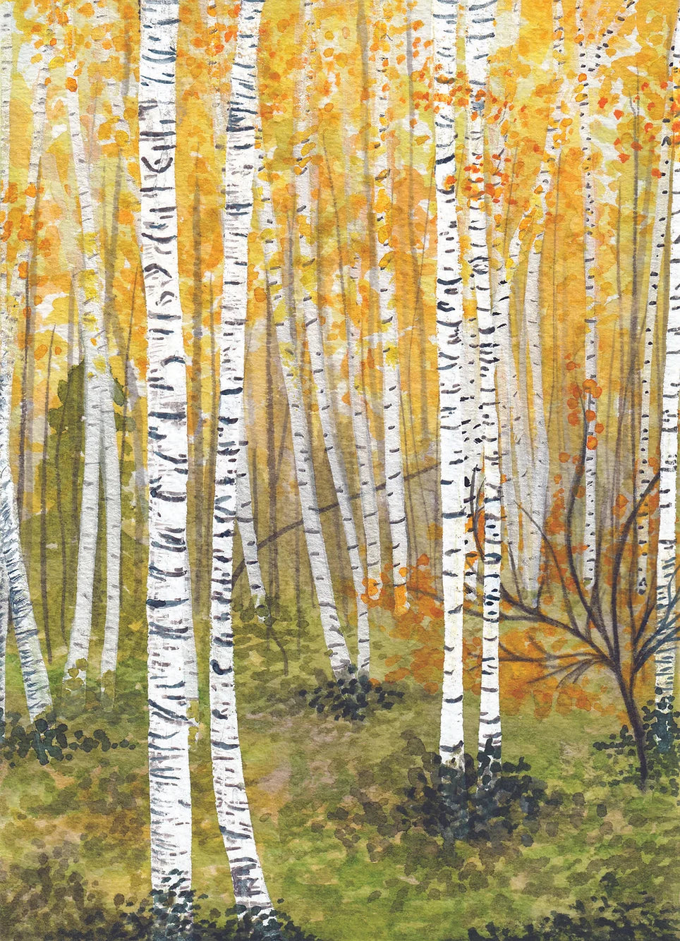 Eielson in Fall 5x7 Print by Brittany Montour