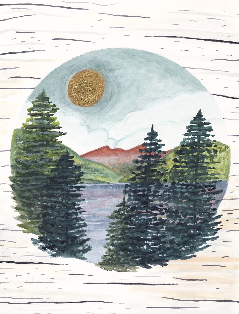 Lake Minakokosa 8x10 Print by Brittany Montour