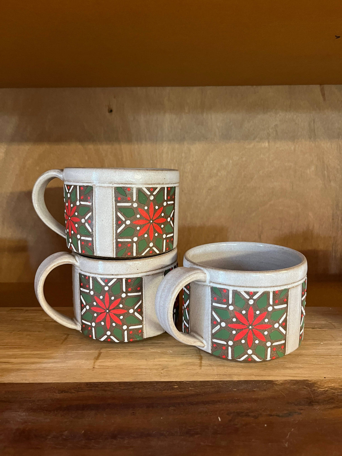 Christmas Comfort Stoneware Mug by Less is More Studios
