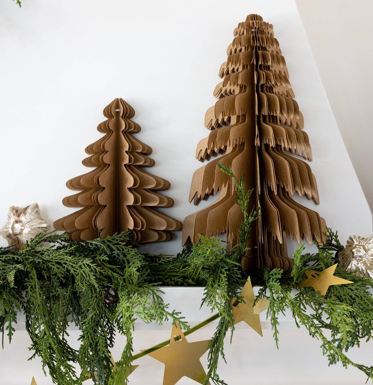 Christmas Memories Kraft Paper Tree Decor | Large