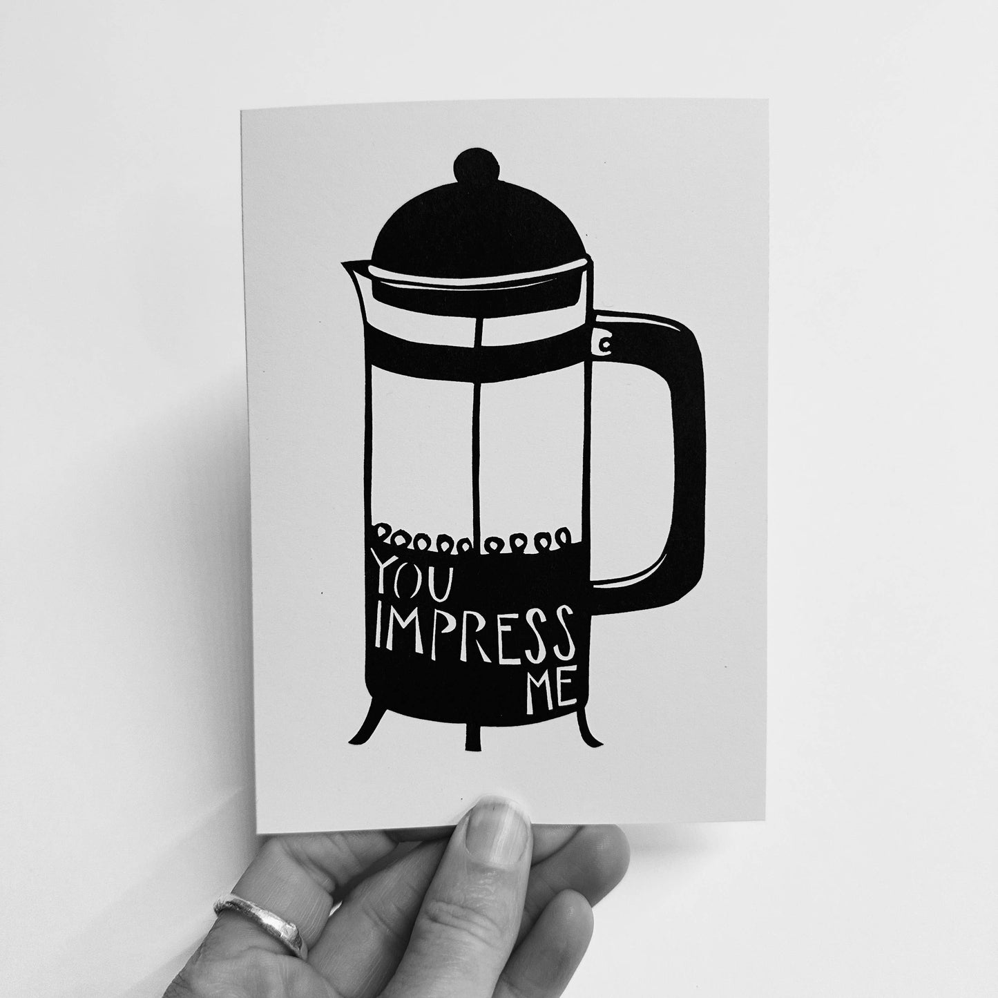 You Impress Me Card by Anna Brones